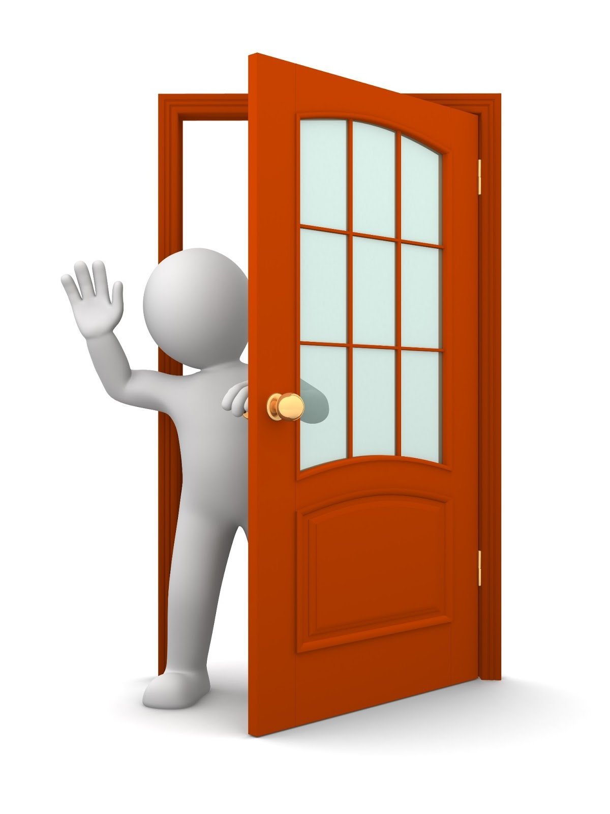 Человечек уходит