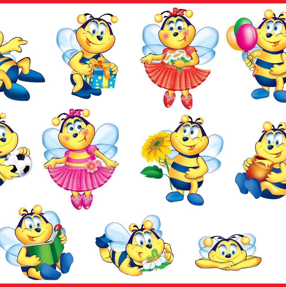 Украшение группы пчелки