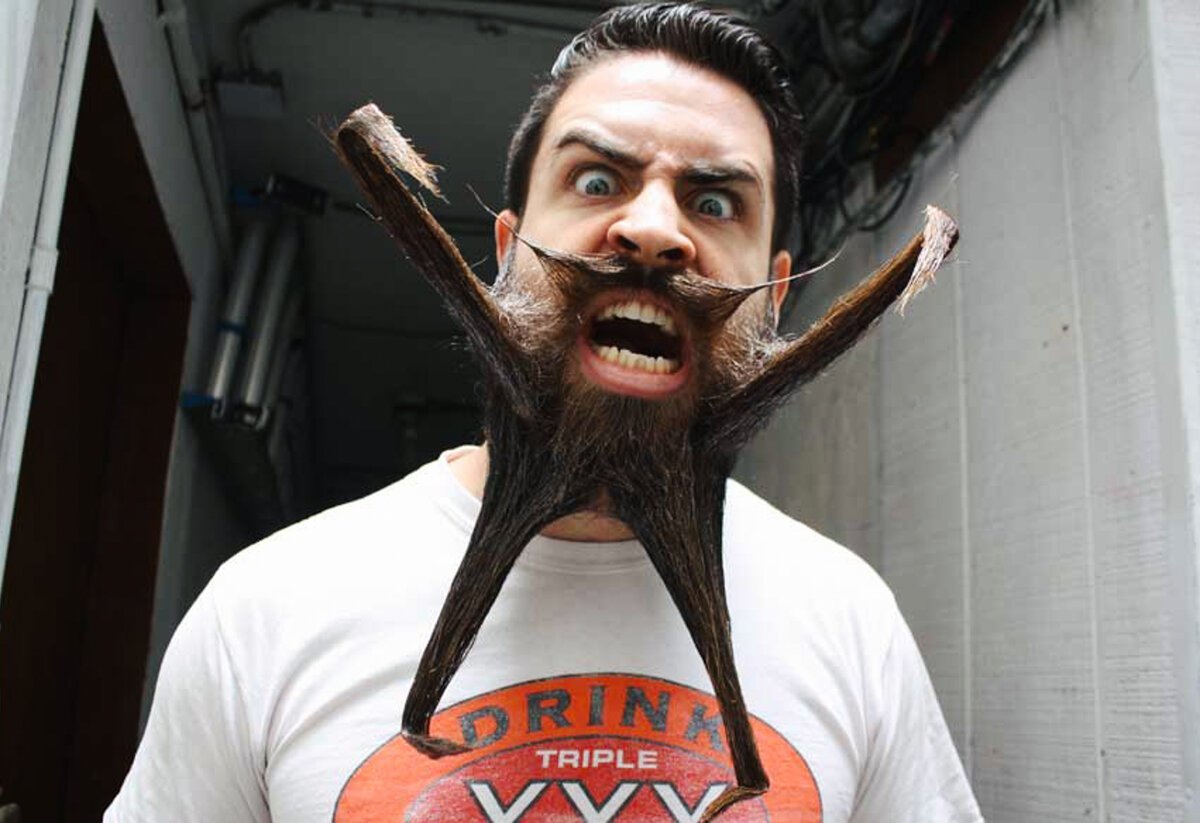 Бородатый смешной