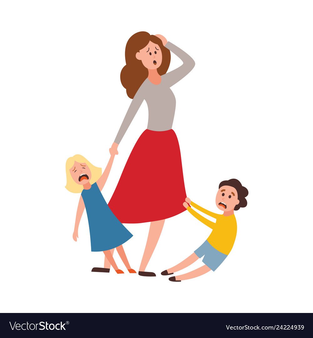 Воспитатель с детьми