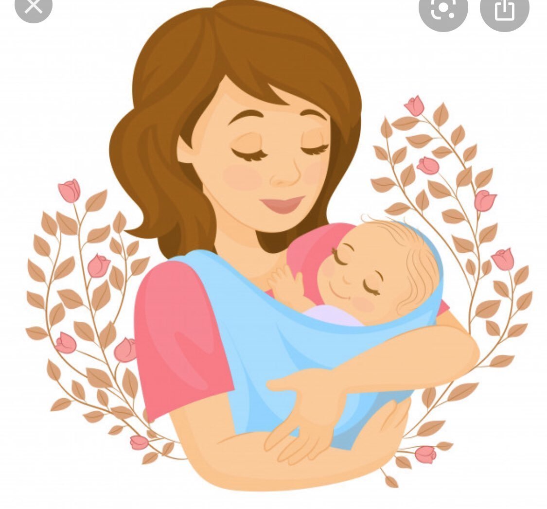 Мать и ребенок вектор