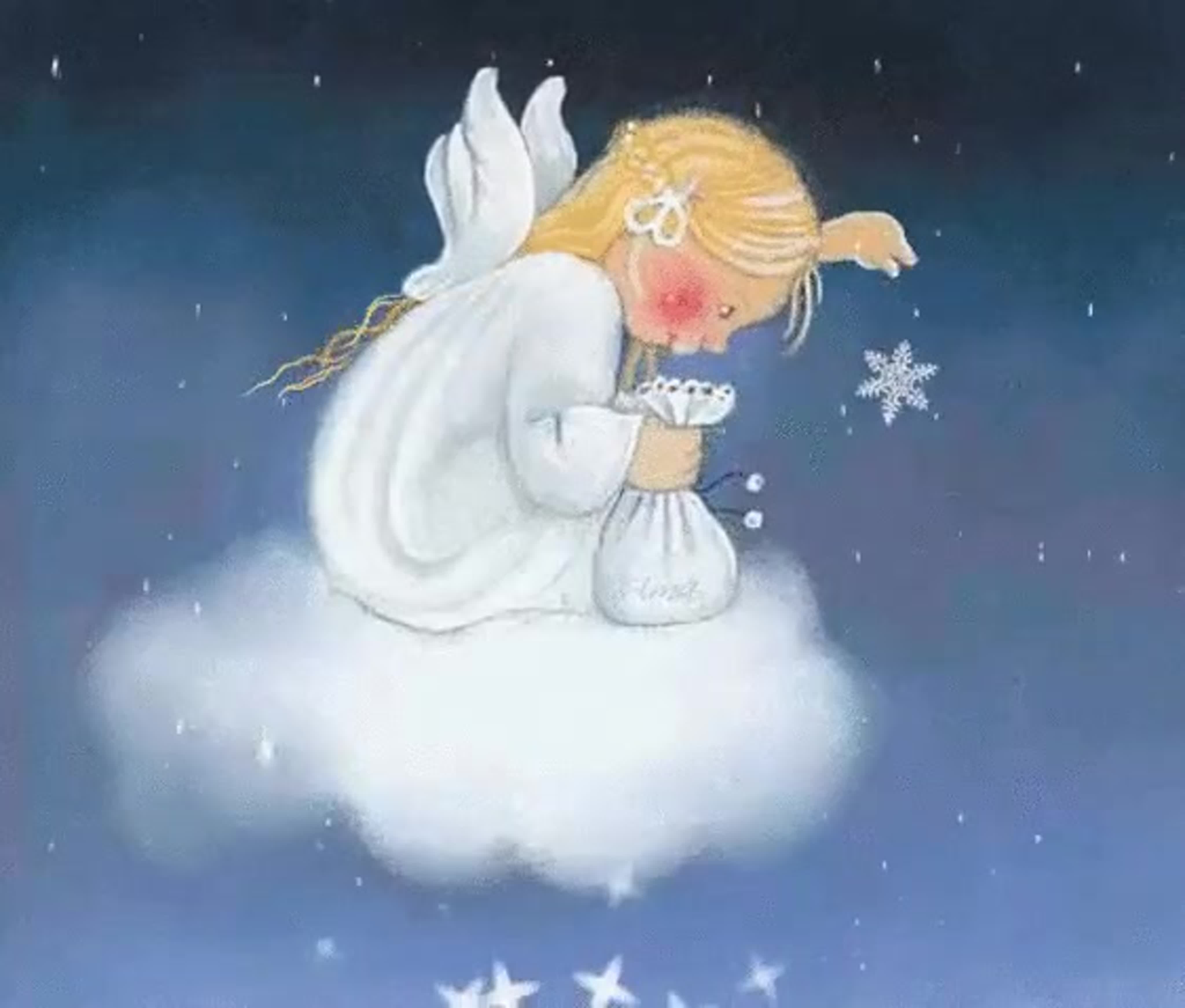Ангел счастья песни. Рождественские ангелочки. Рождественский Ангелочек. Зимний ангел. Ангел на облаке.