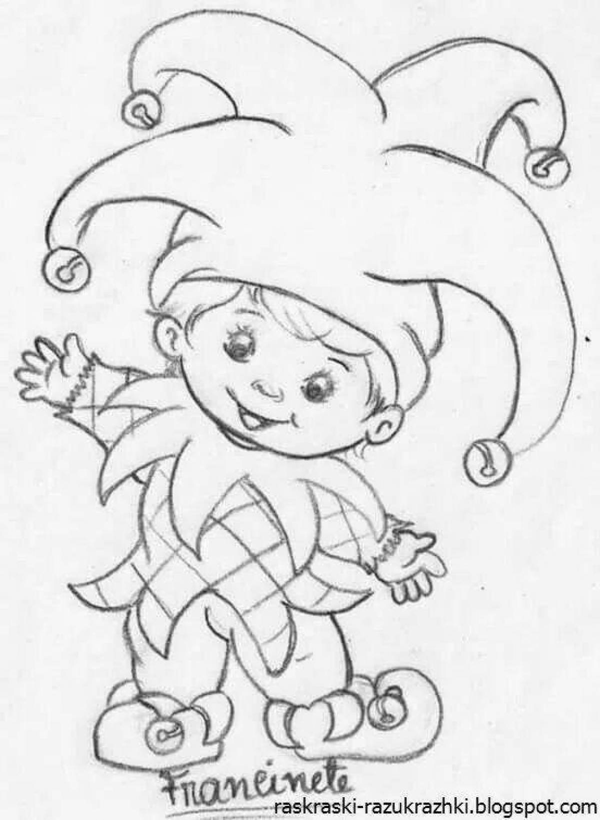 Рисование петрушка