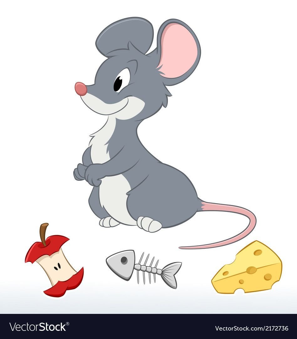 Мышка в профиль