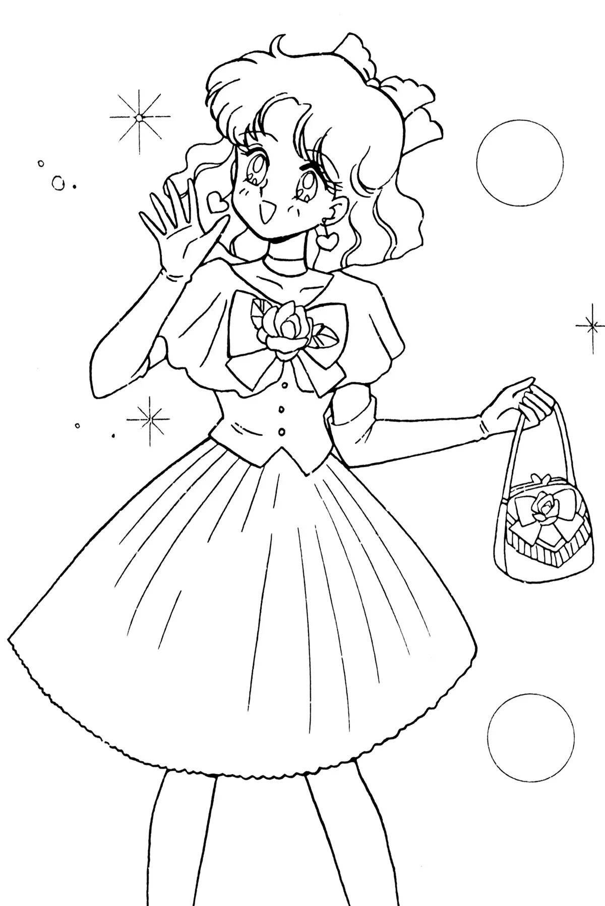 Раскраска Мальвины