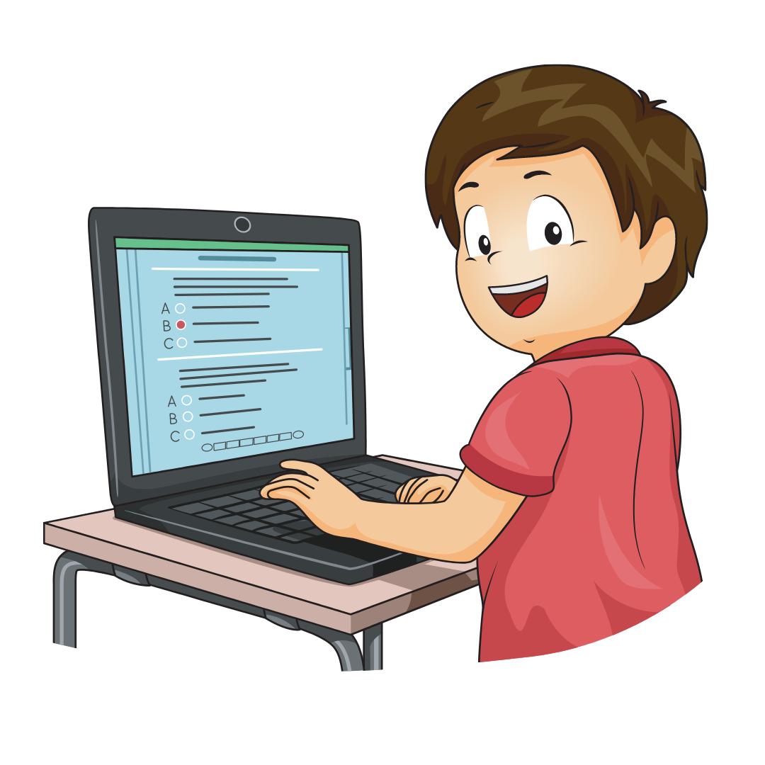 Тест за компьютером ребенок