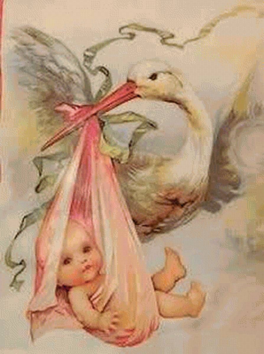 С новорожденной девочкой