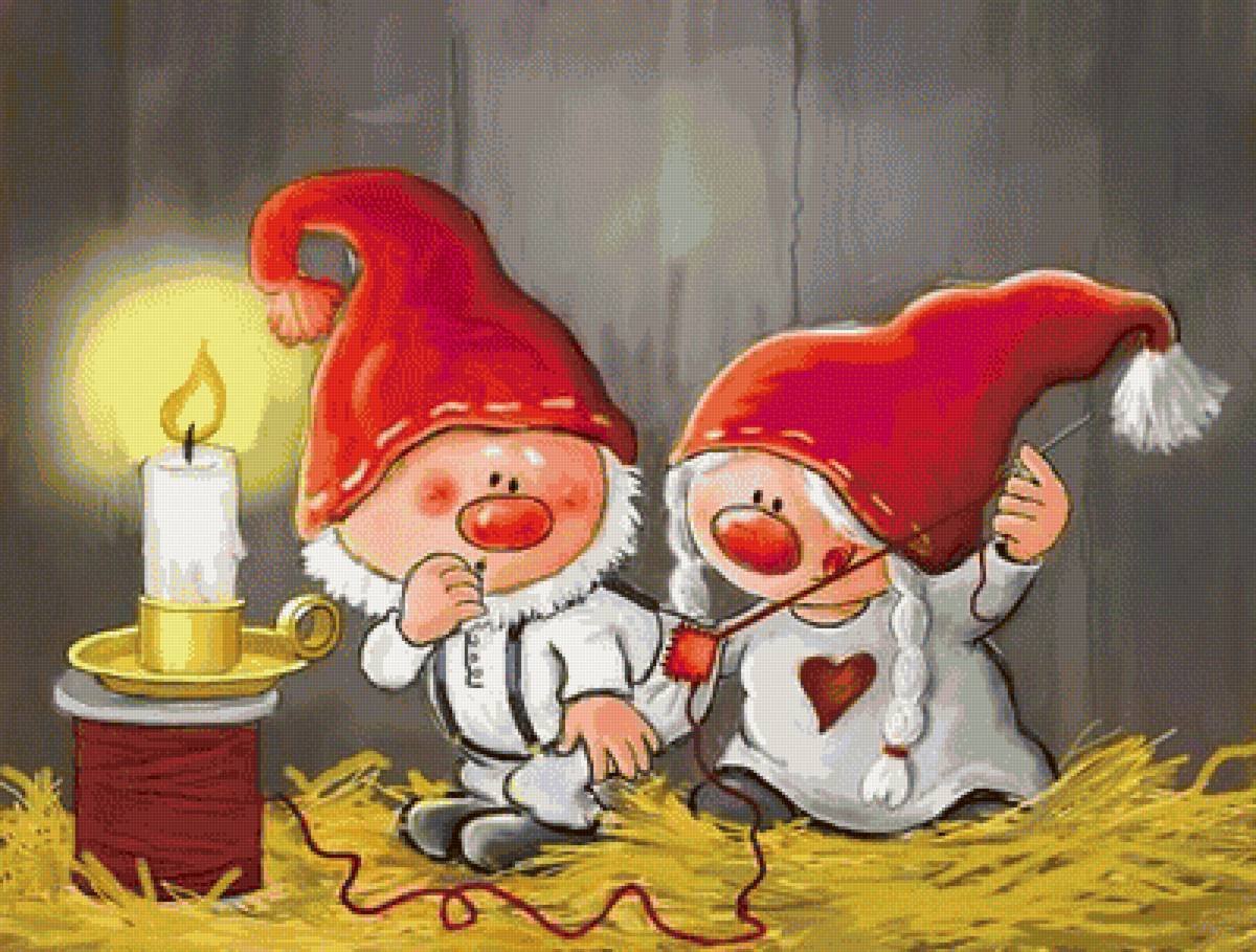 Новогодние гномики