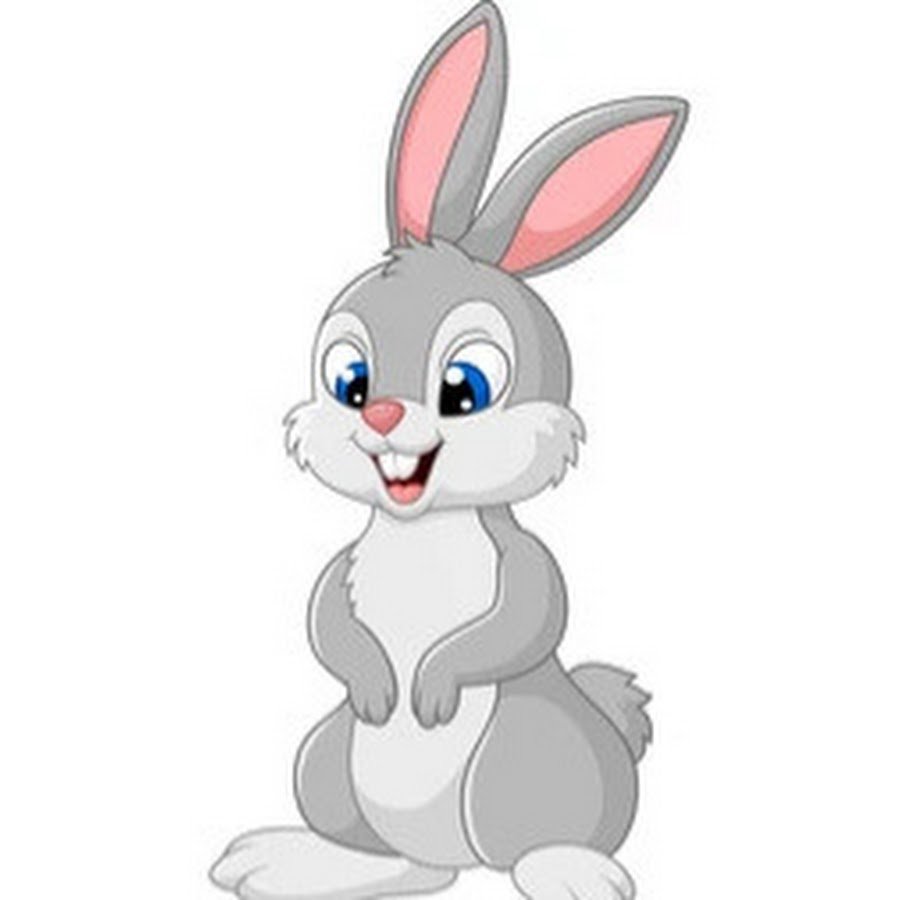 Зайчик картинка для детей на прозрачном фоне