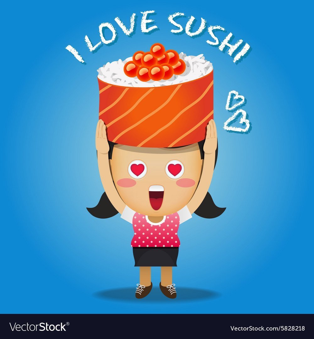 Суши карикатура