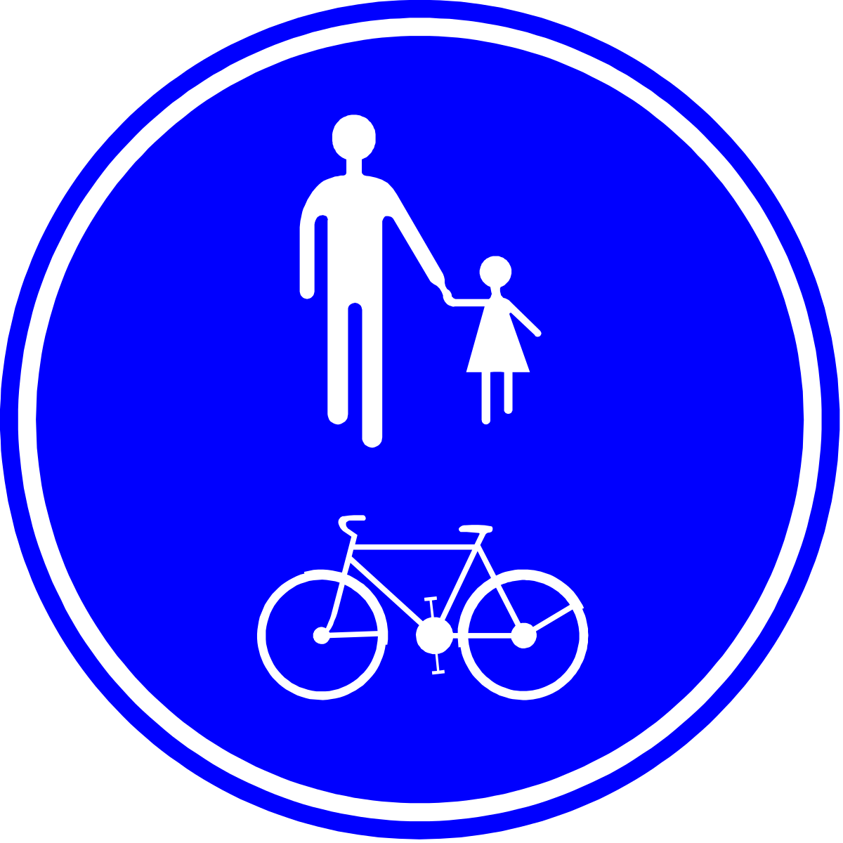 Дорожный знак велосипед в круге. Знак 4.4.1 велосипедная дорожка. Пешеходная и велосипедная дорожка. Велосипедная дорожка дорожный знак. Знак пешеходная и велосипедная дорожка с разделением движения.