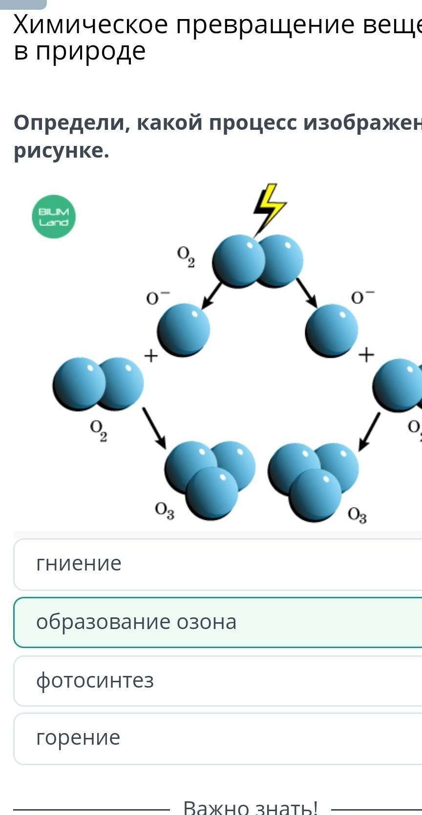 Химические превращения веществ