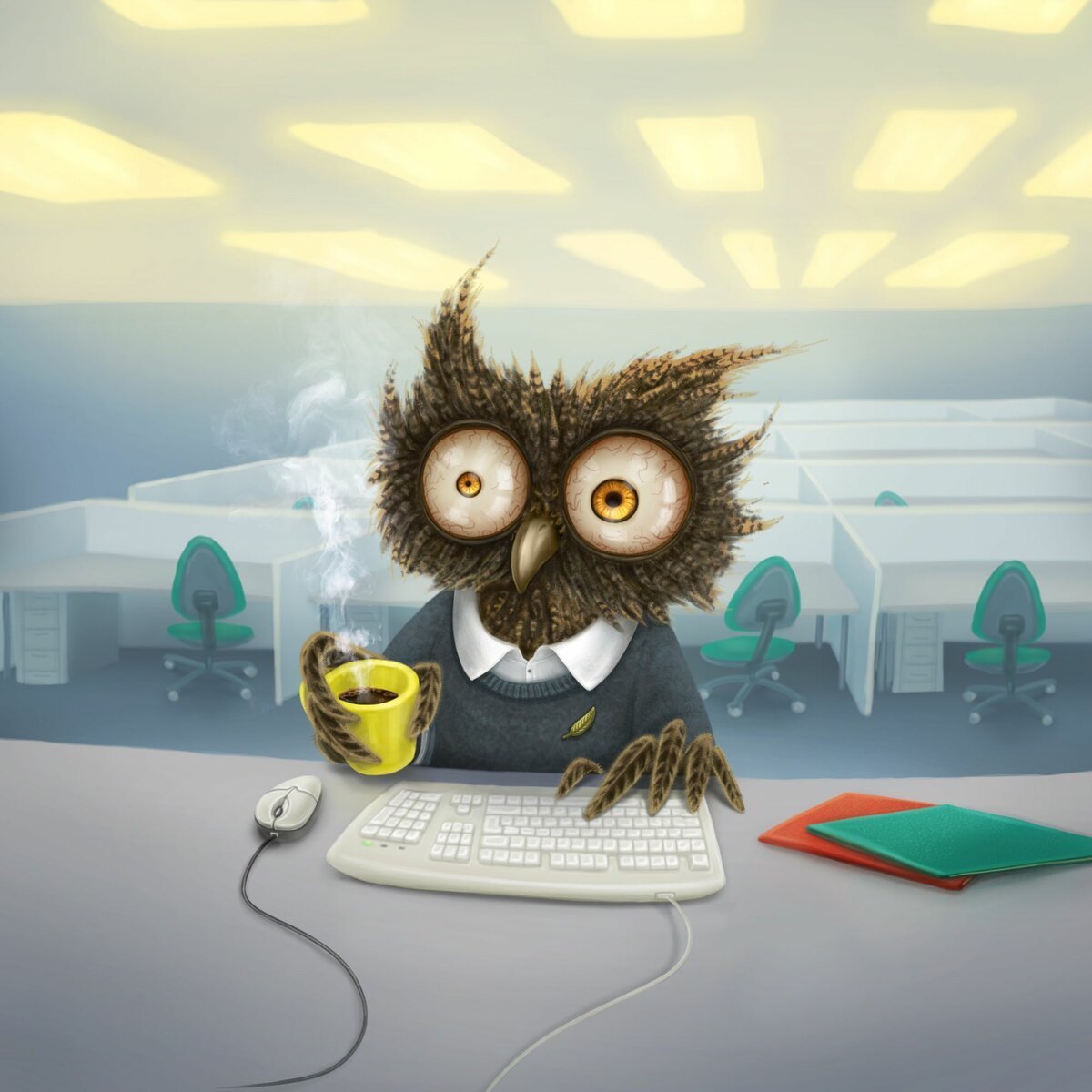 Невыспавшаяся Сова