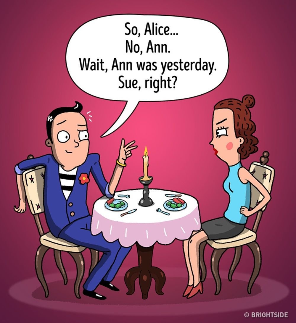 Свидание карикатура