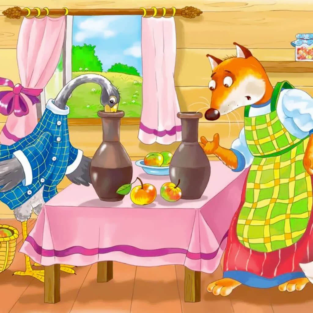 РНС лиса и журавль