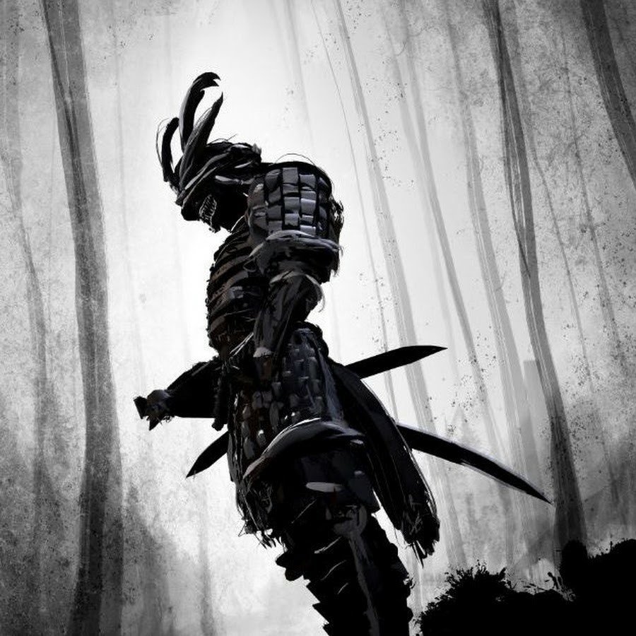 черно белый самурай для стима фото 77