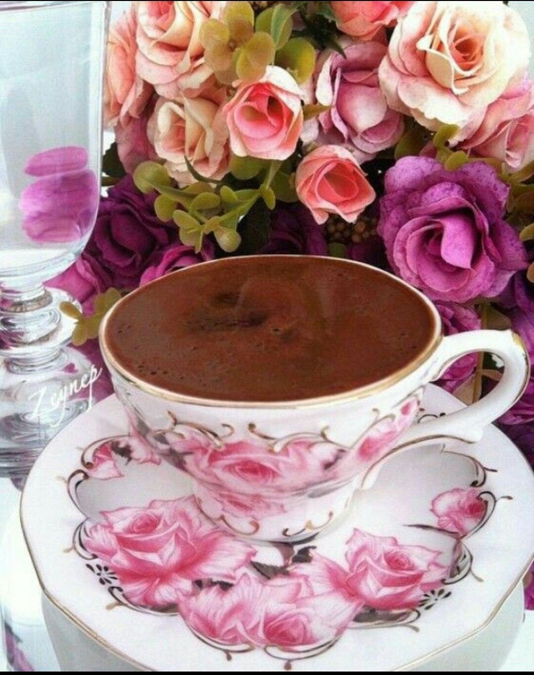 Весеннее утро и кофе