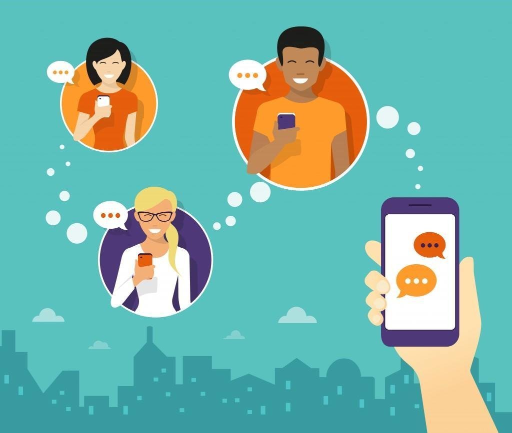 Мессенджер иллюстрация