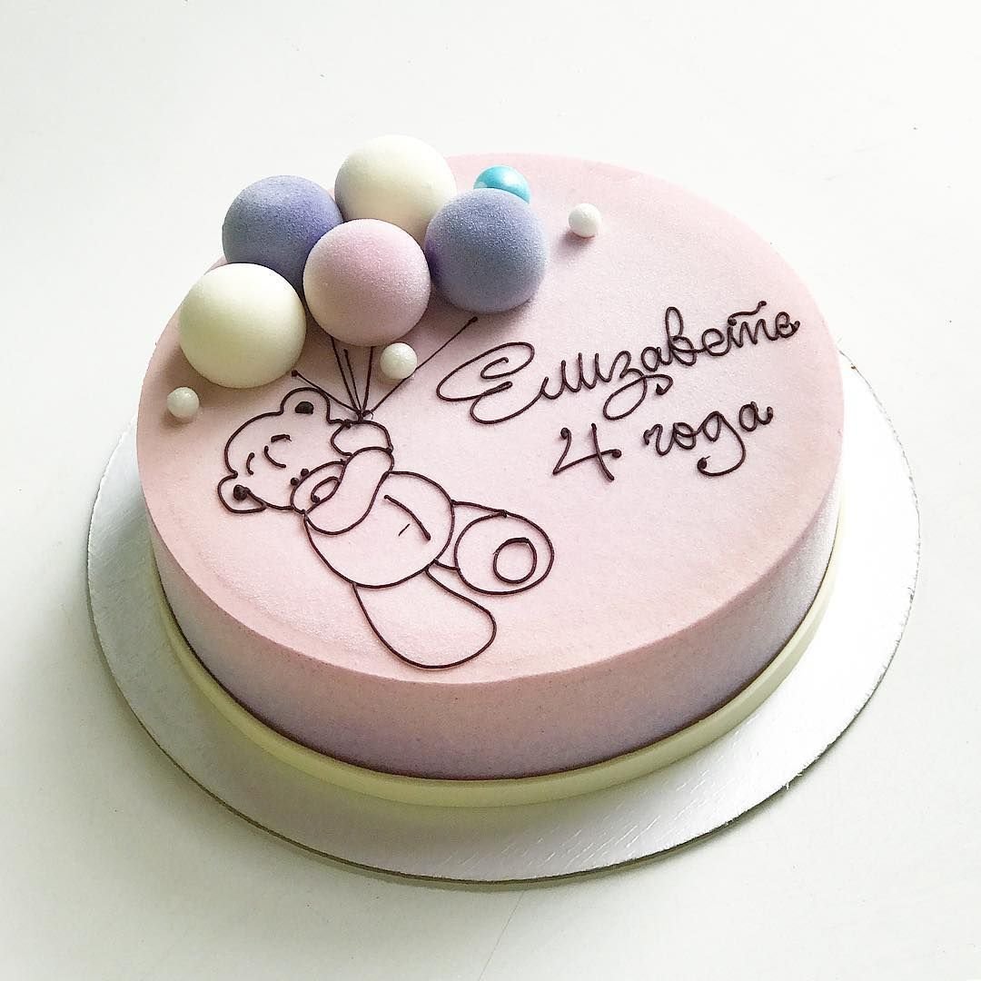 Муссовый торт на день рождения девочке