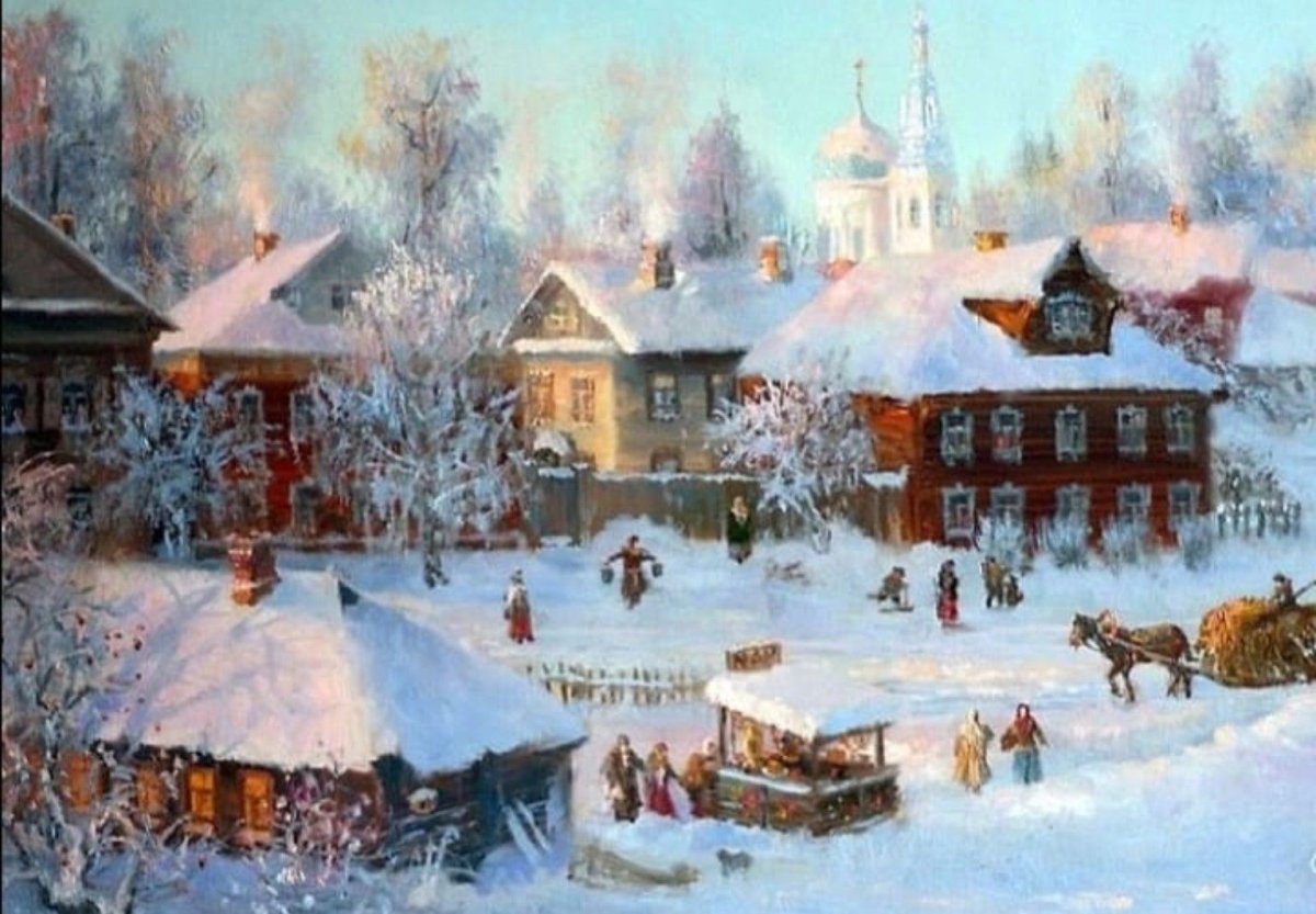 Художник Владимир Жданов. "Рождество".