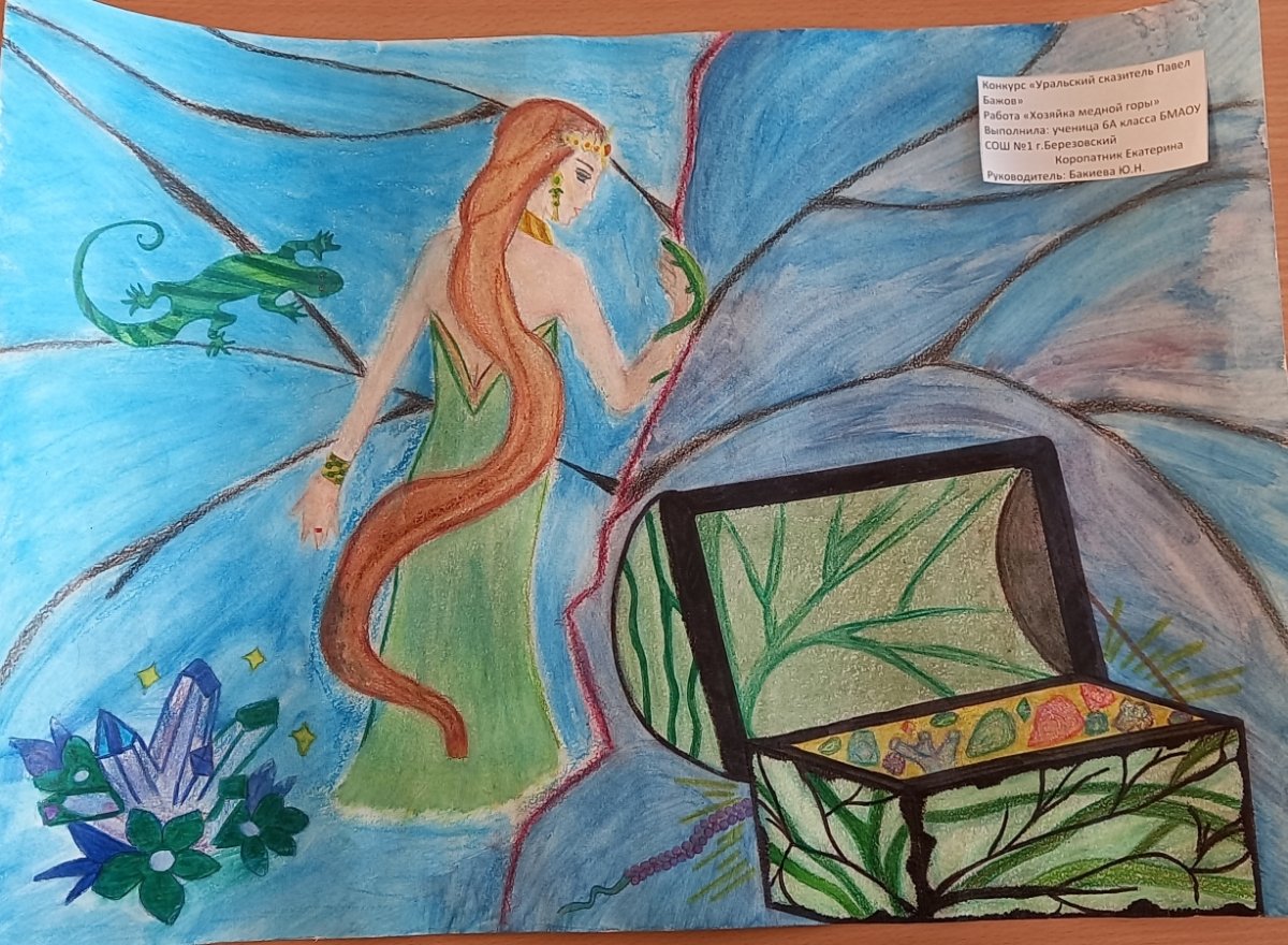 Бажов Малахитовая шкатулка рисунок