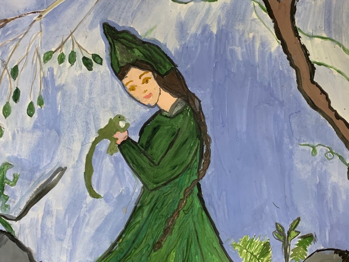 Королева рисунок