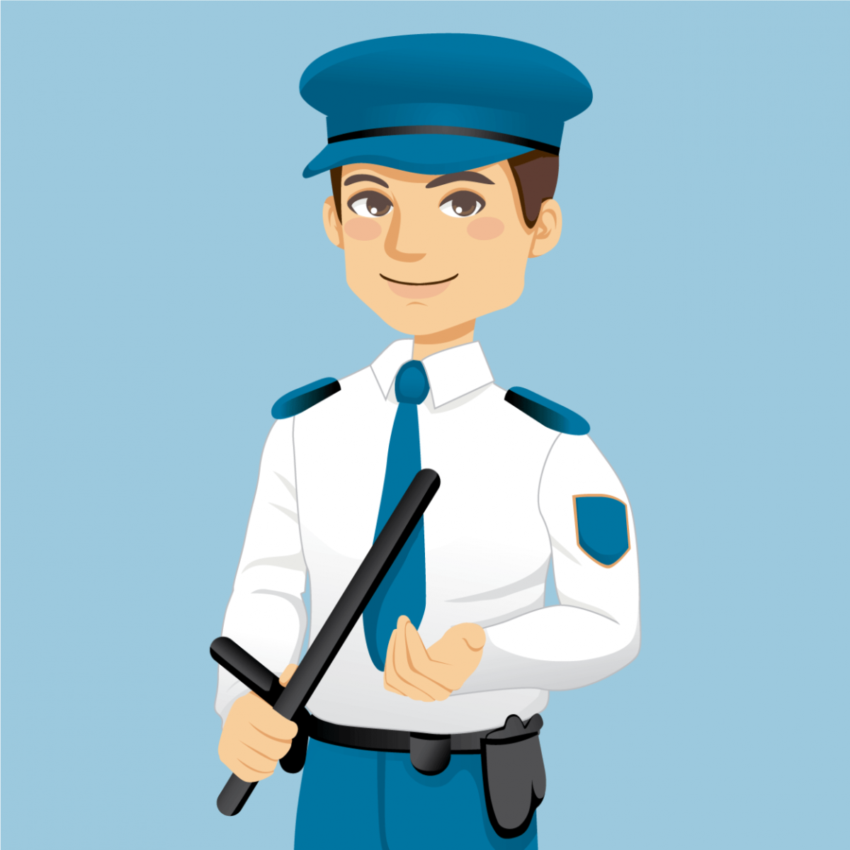 Милиционер карточка для детей