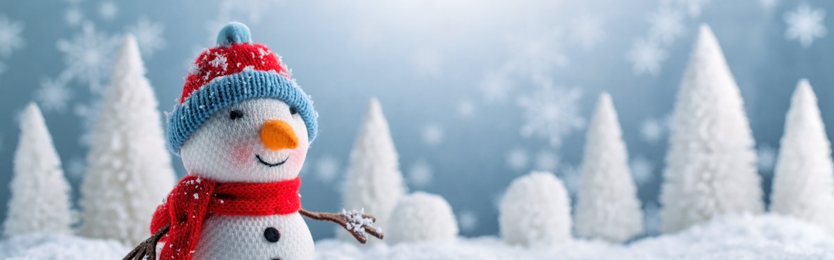 Зимняя обложка для фейсбука