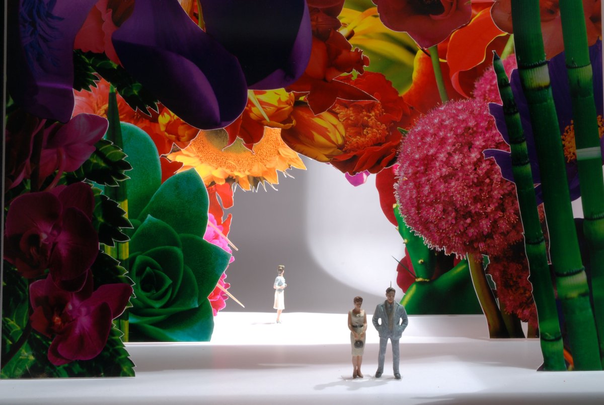 Цветочная сцена