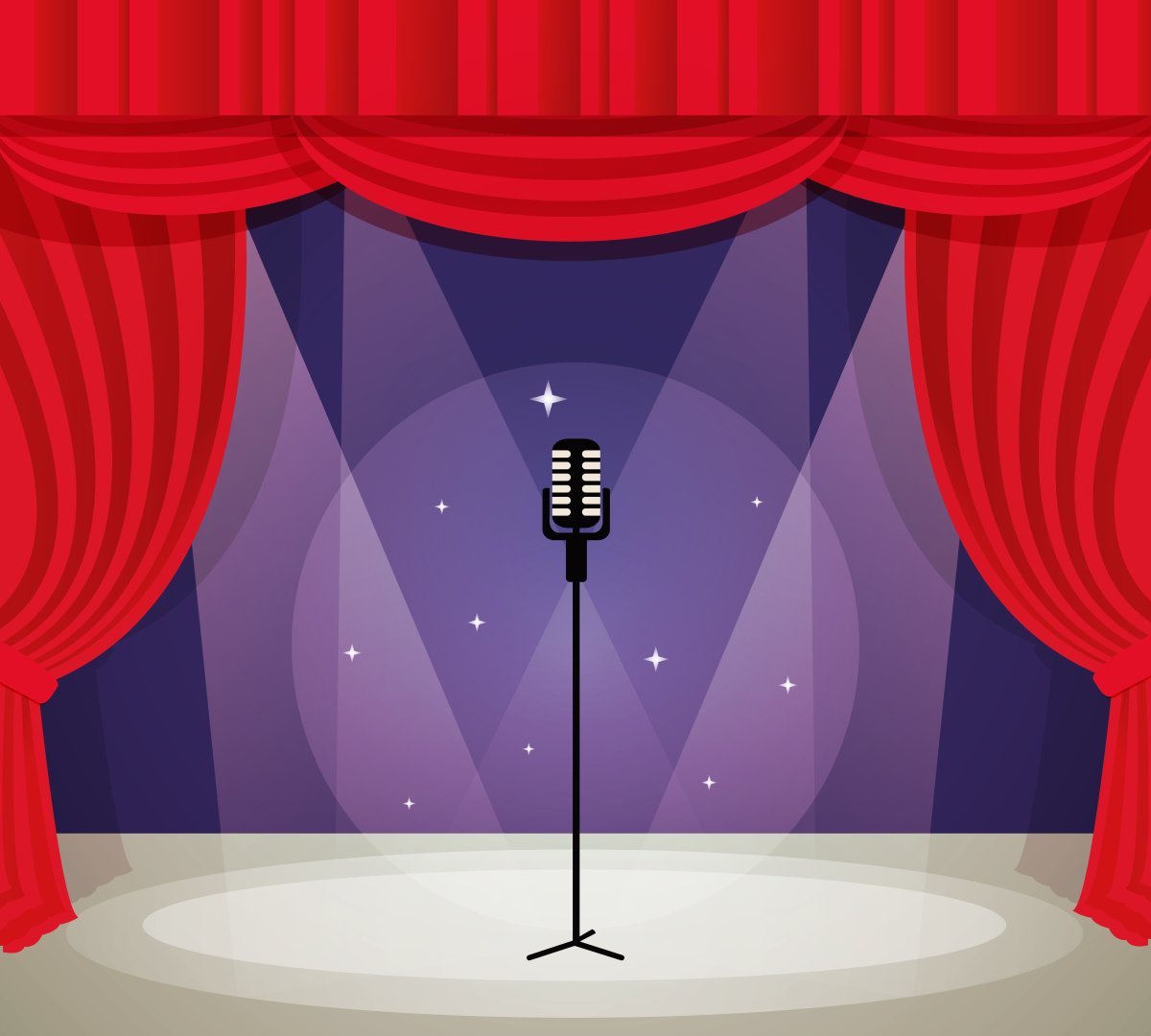 Сцена мультяшная