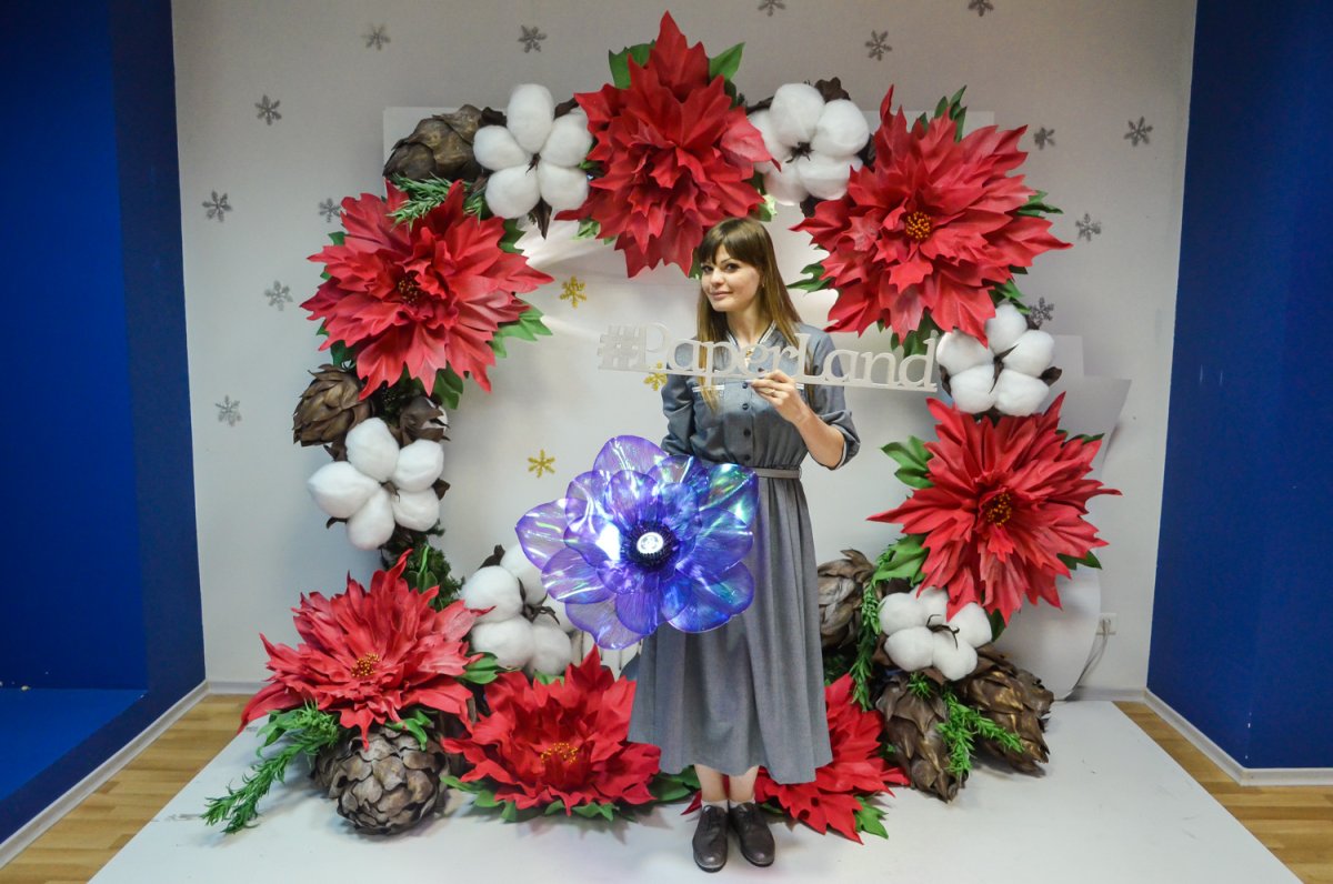 Композиции с ростовыми цветами