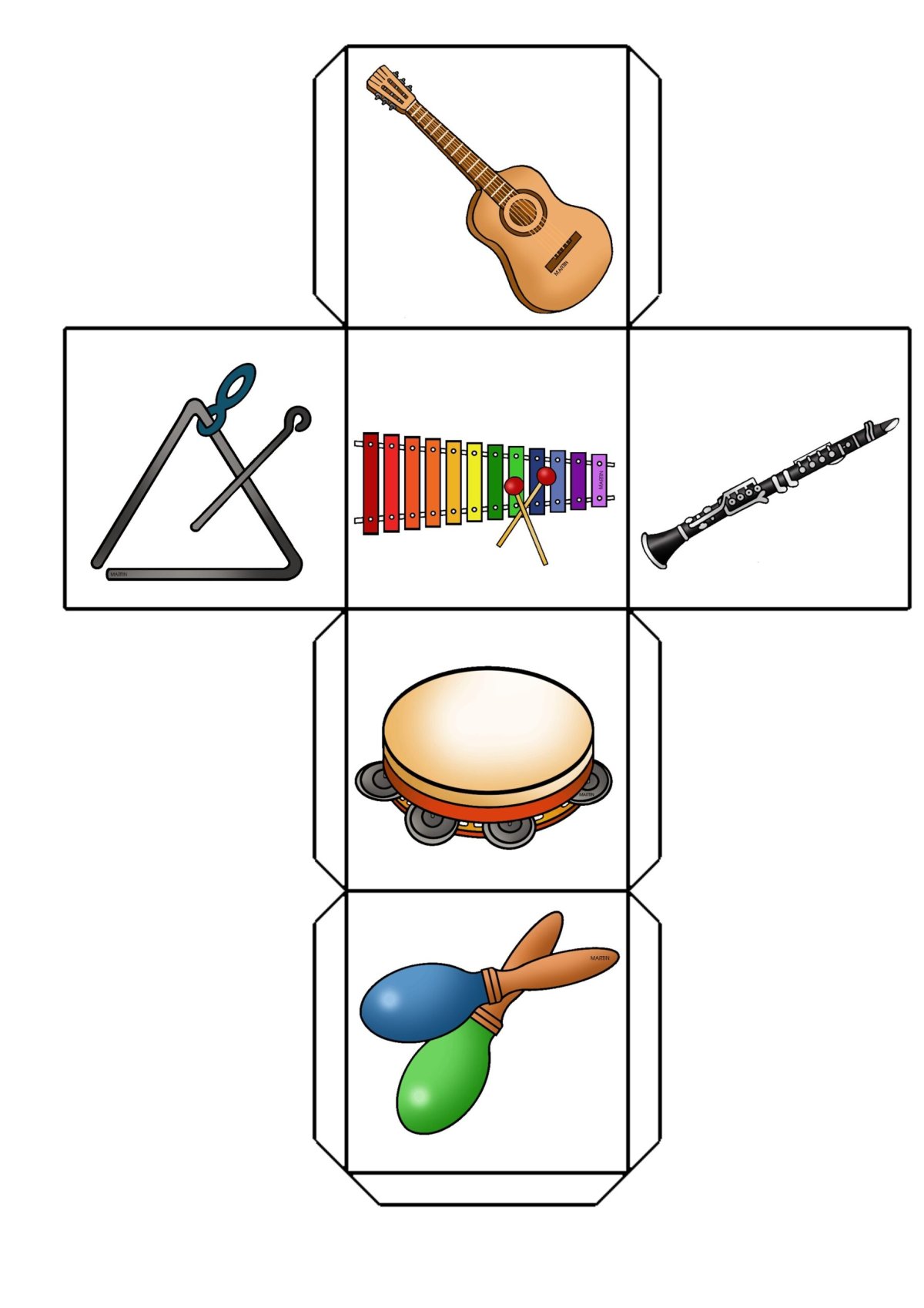 Музыкальные инструменты задания для детей