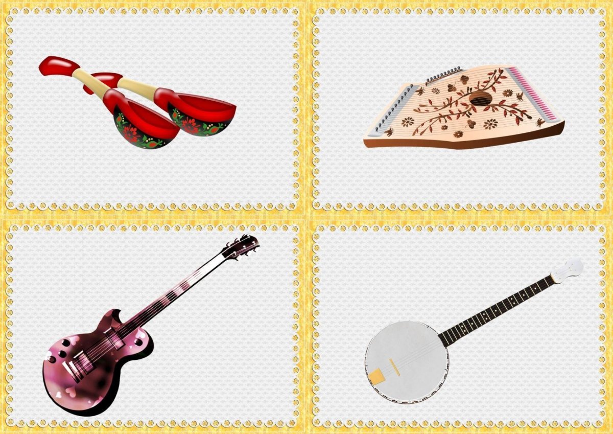 Четвертый лишний музыкальные инструменты