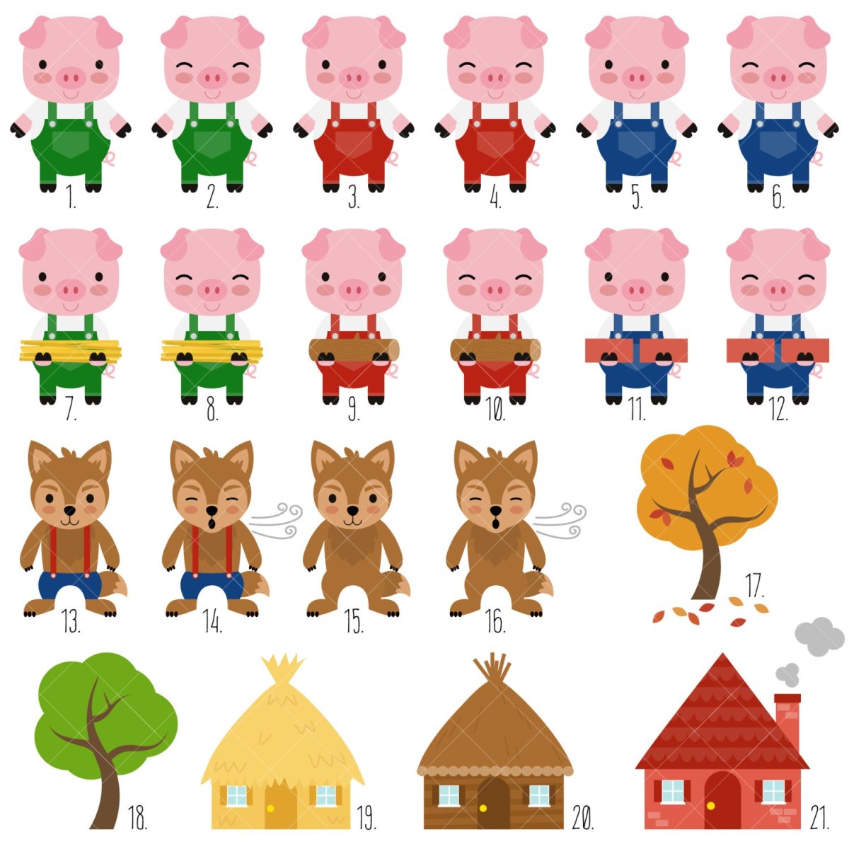 Three little Pigs волк