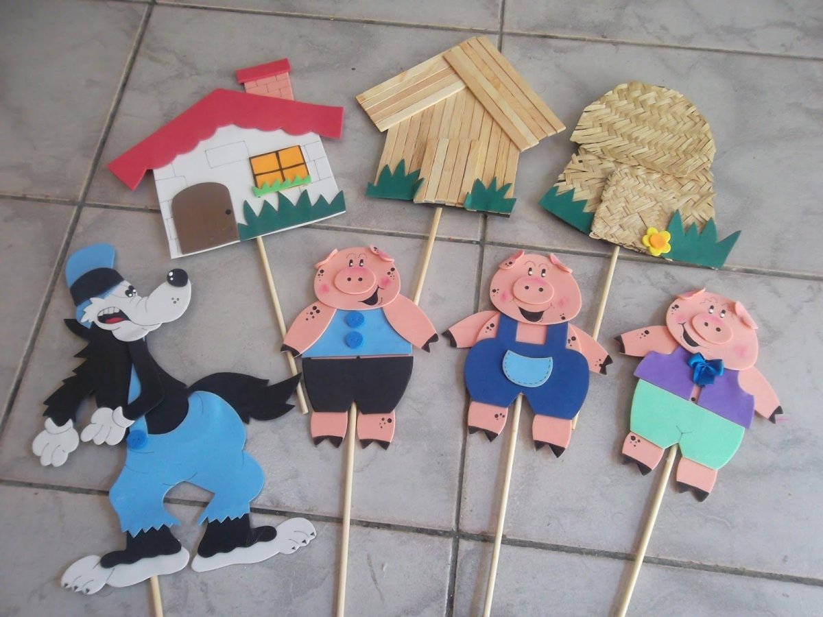 Театр три поросенка в детском саду