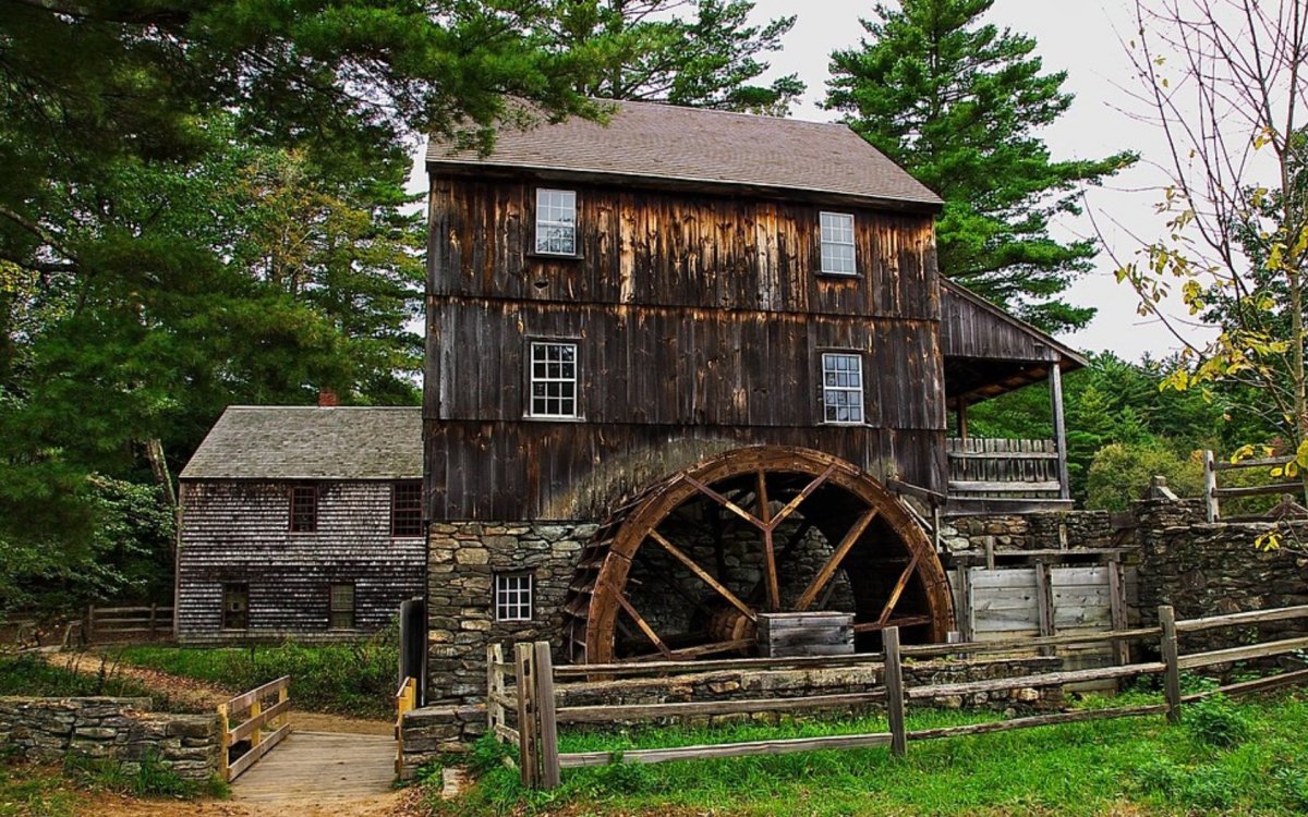 Водяная мельница Шотландия