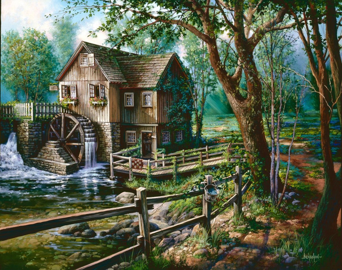 Художница Сандра Бергерон