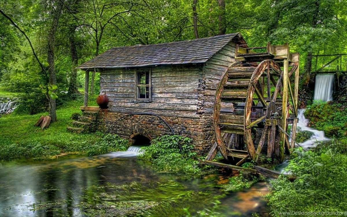 Мельница водяная мельница