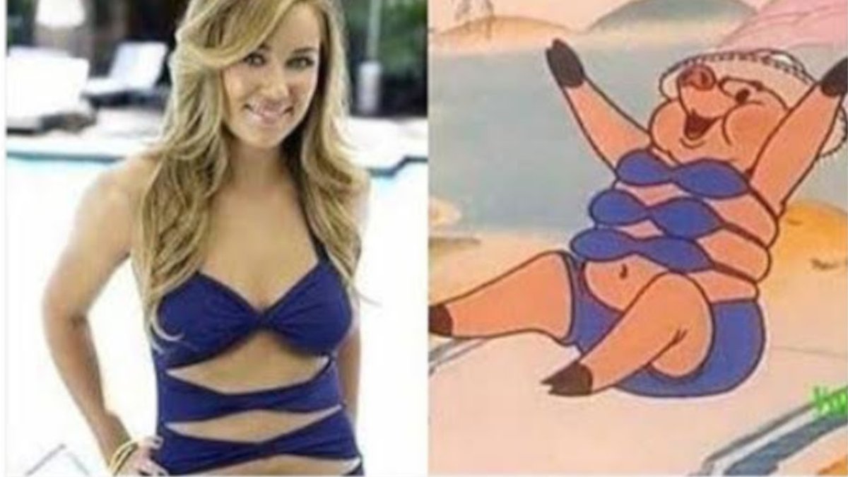 Ну погоди свинья в лифчике