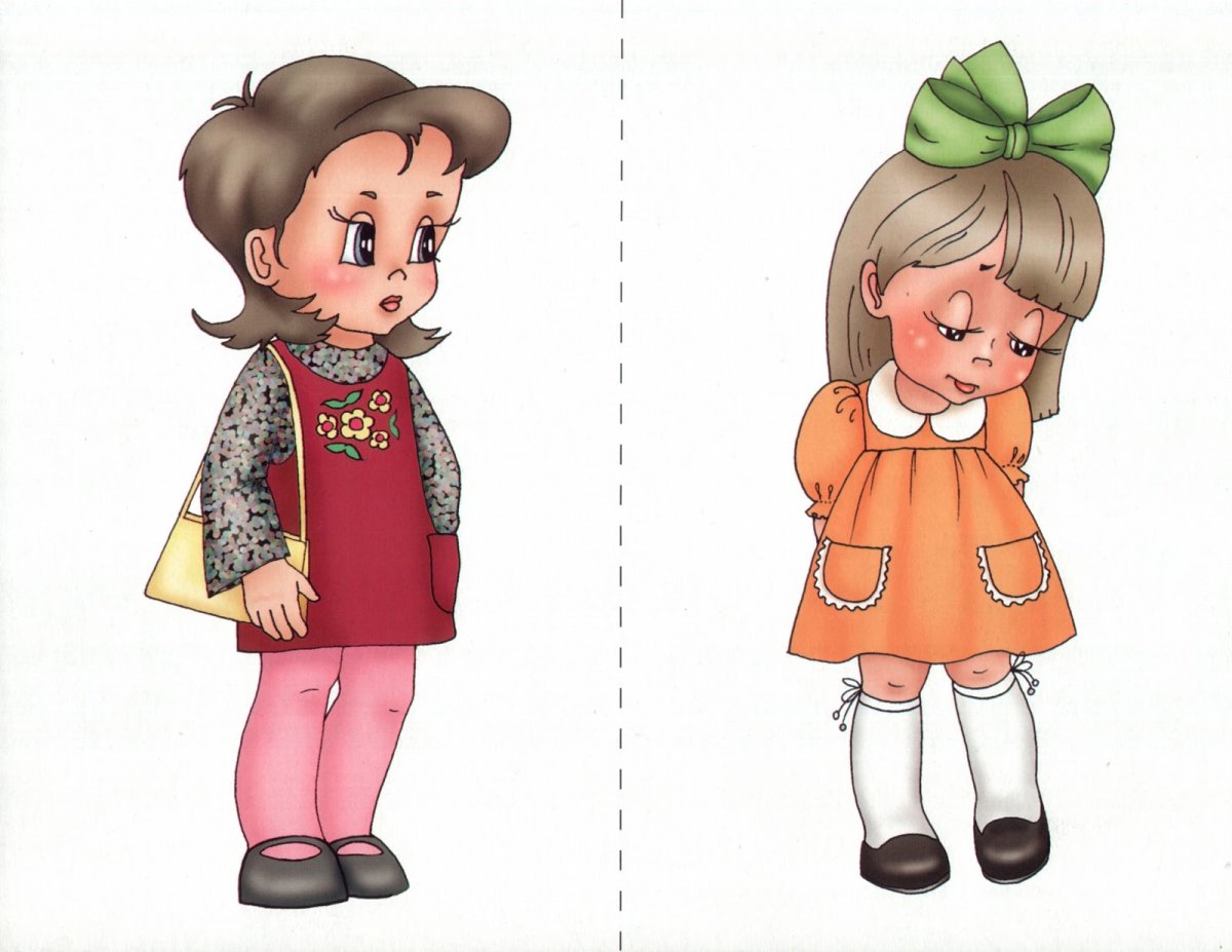 Девочка с разными эмоциями