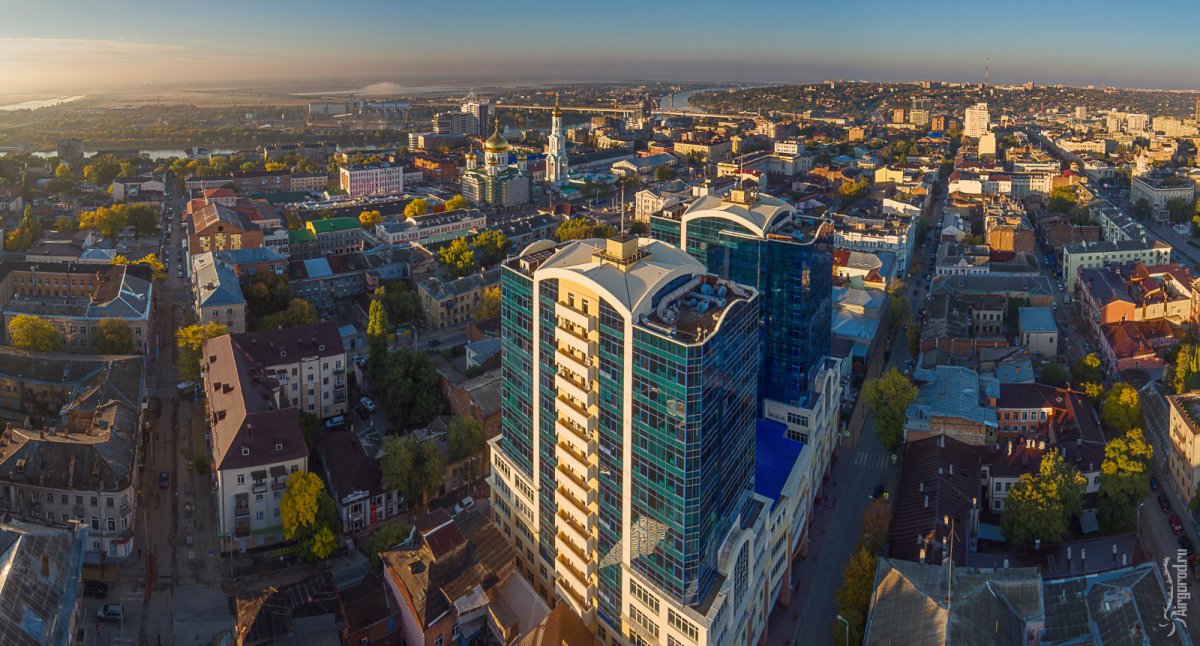 Ростов на Дону Купеческий двор сверху