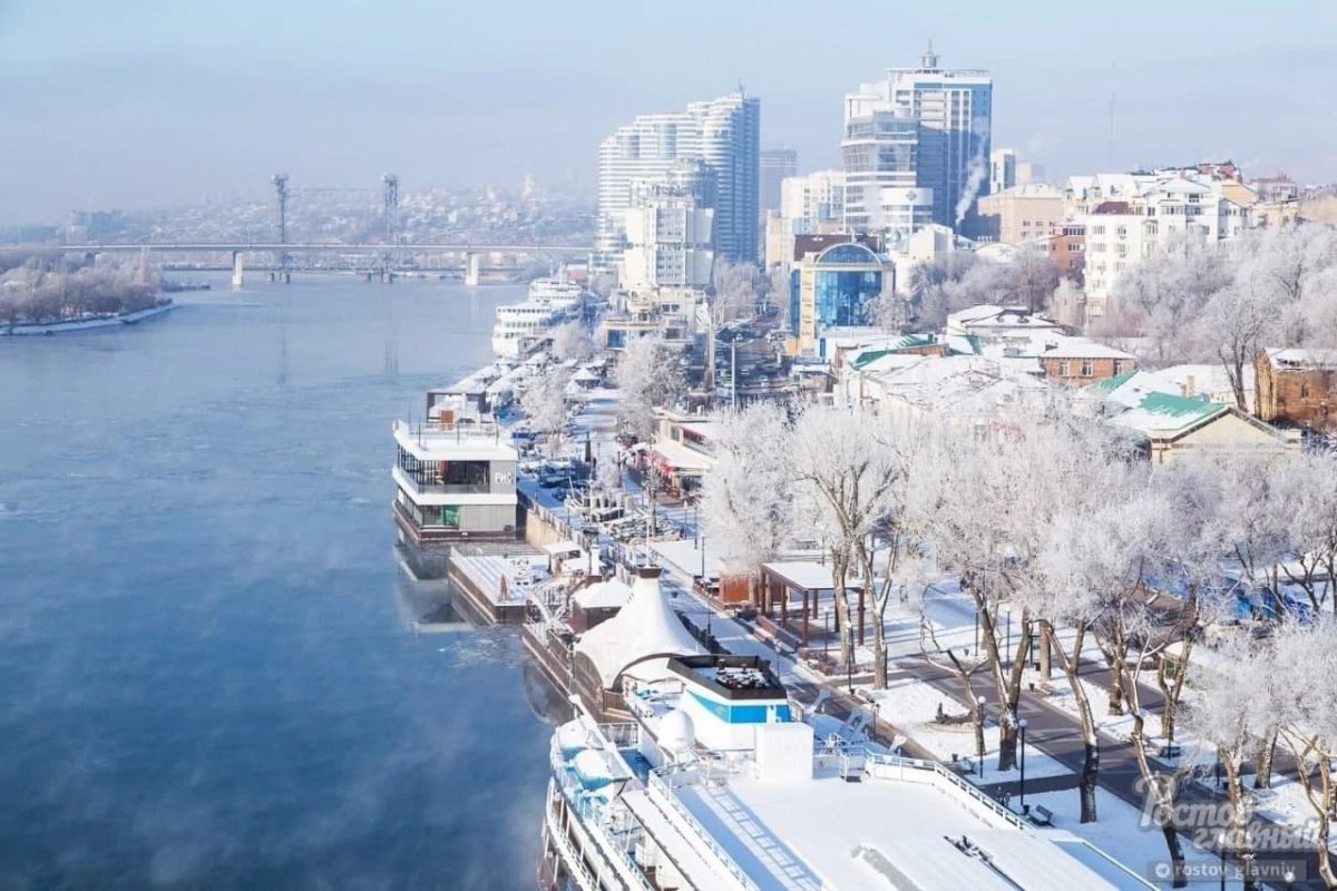 Ростов на Дону зимний Дон