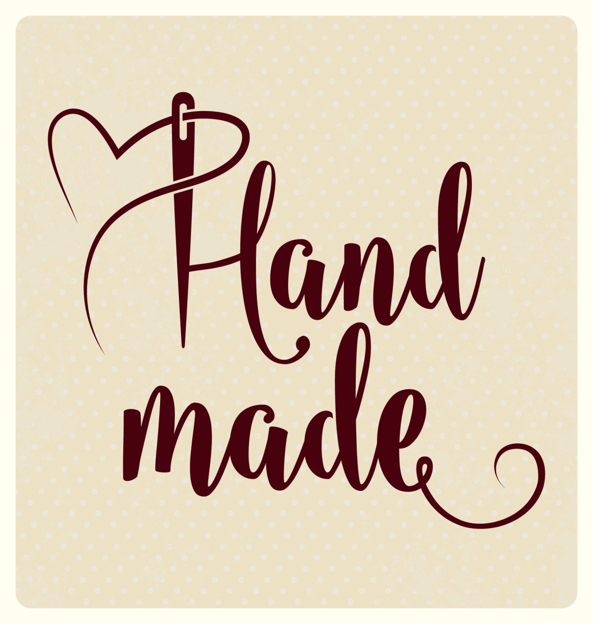 Хенд мейд надпись