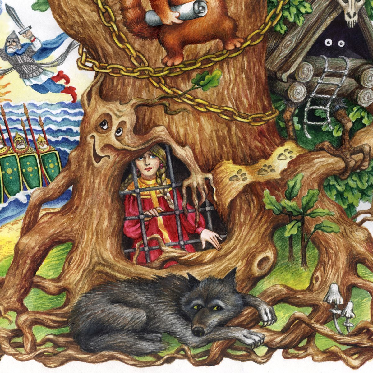 Дуб Пушкина у Лукоморья