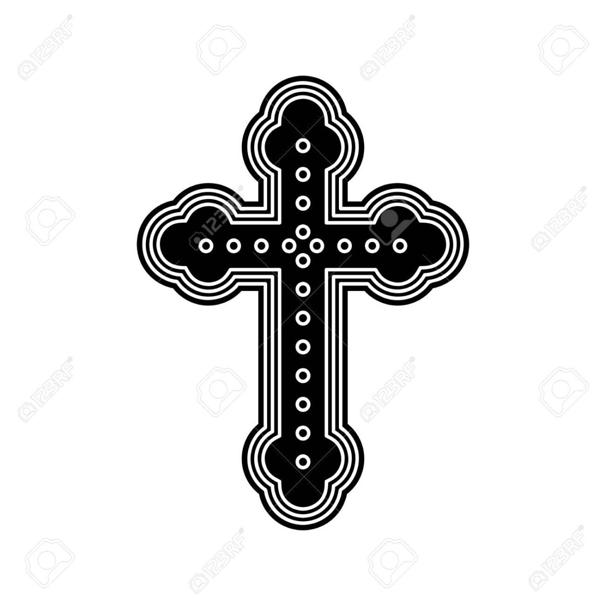 Православный крест вектор