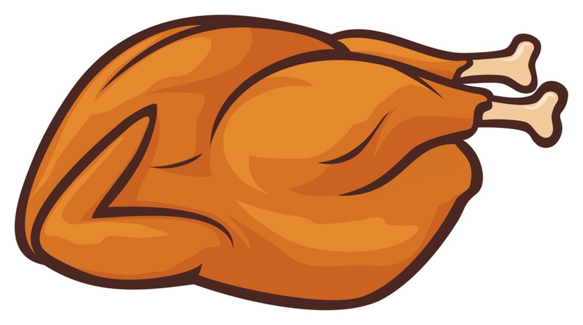 Тушка курицы вектор