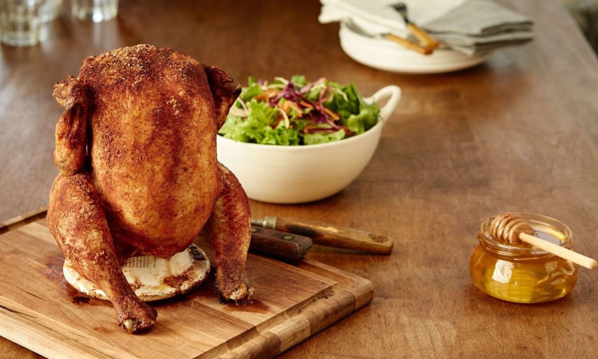 Жареная Курочка на столе