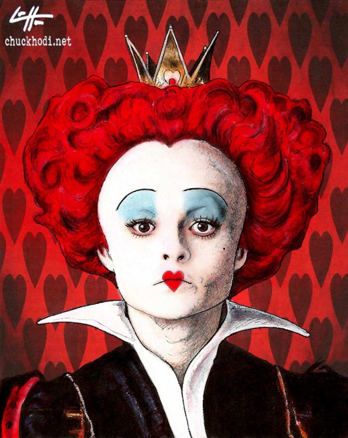 Красная Королева тим Бертон