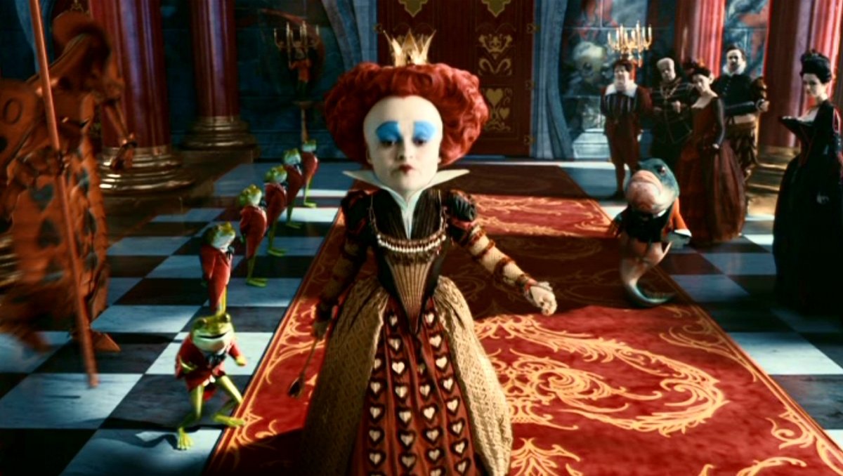 Белая и красная Королева Алиса в стране чудес