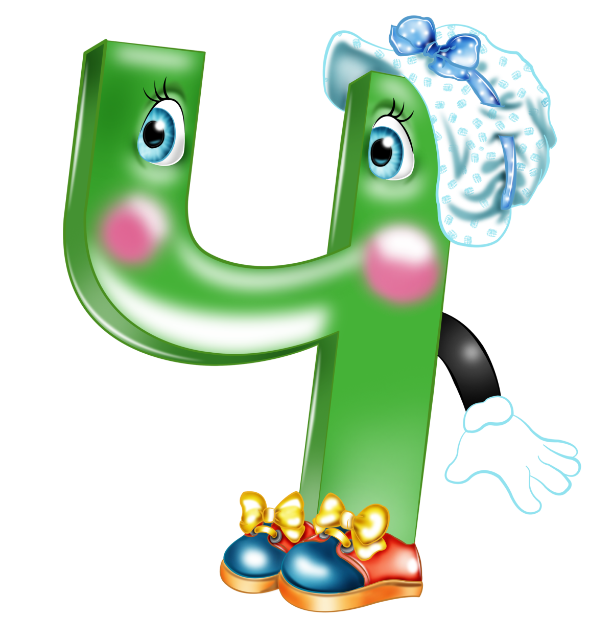 Веселые буквы для детей